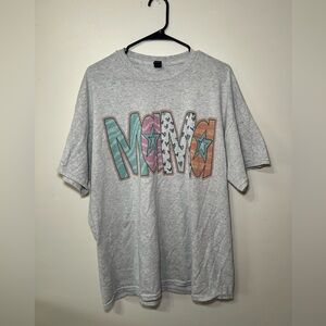 “Mama” Cute Graphic on Gildan Tee